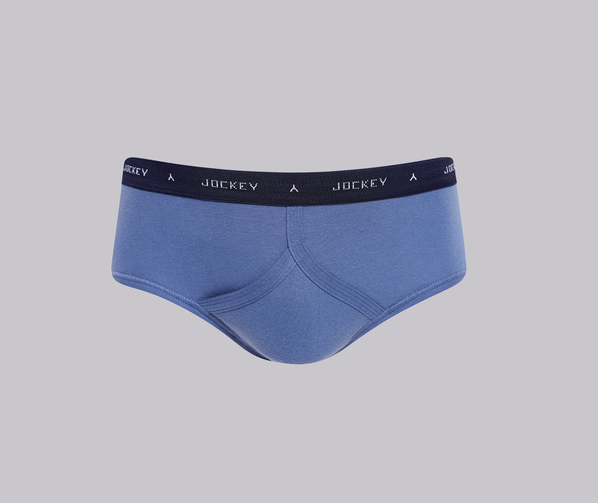 Jockey 1 Pack Big Man Classic Rib Y-Front Brief 3XL Indigo Blue MBR700601.