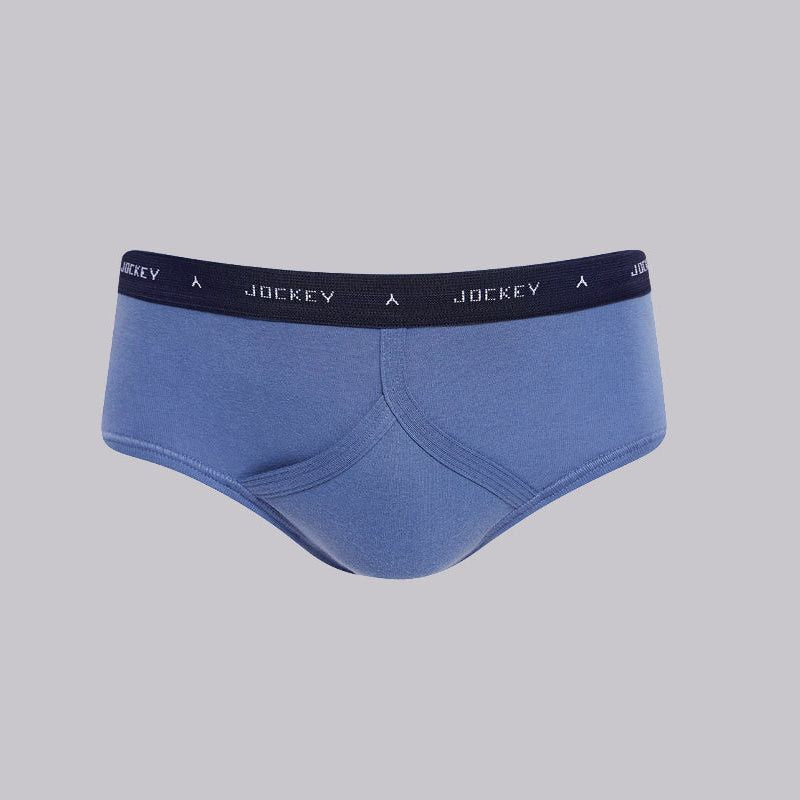 Jockey 1 Pack Big Man Classic Rib Y-Front Brief 3XL Indigo Blue MBR700601.