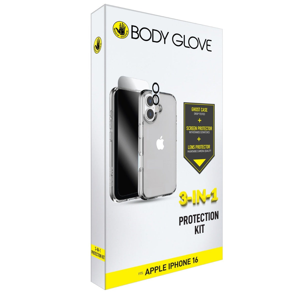Body Glove Electronics Accessories Body Glove 3-In-1 Protection Bundle – Apple iPhone 16 (7805562978393)
