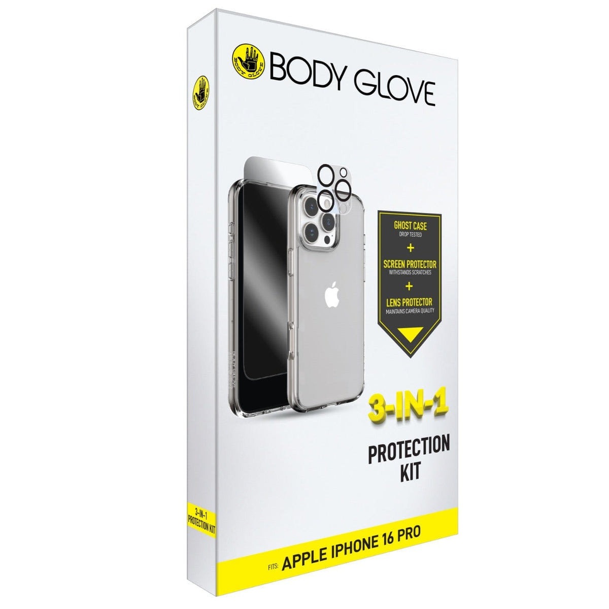 Body Glove Electronics Accessories Body Glove 3-In-1 Protection Bundle – Apple iPhone 16 Pro (7805563043929)