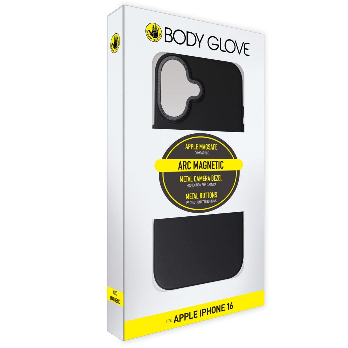 Body Glove Electronics Accessories Body Glove Arc Magnetic Case – Apple iPhone 16 – Black