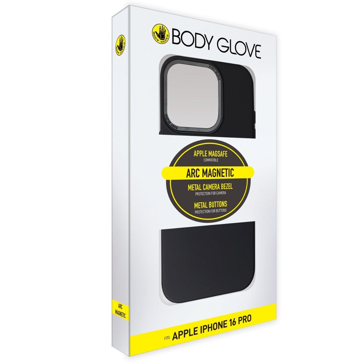 Body Glove Electronics Accessories Body Glove Arc Magnetic Case – Apple iPhone 16 Pro – Black (7805562486873)