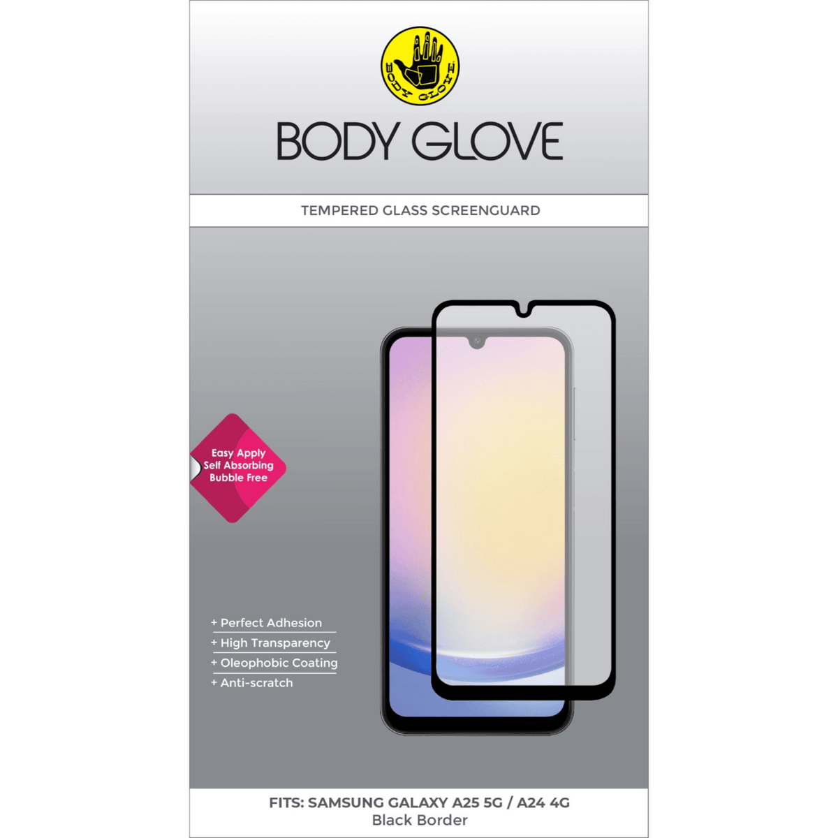 Body Glove Electronics Accessories Body Glove Samsung Galaxy A25/A24 Tempered Glass Screenguard (7698027905113)