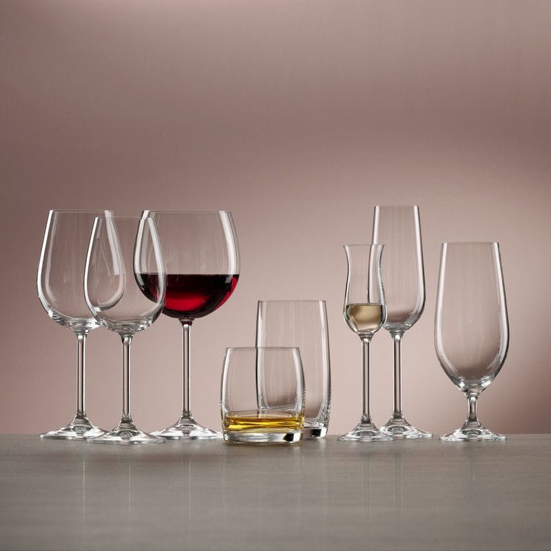 BOHEMIA CRYSTAL GLASS Bohemia Cristal Clara Wine Glasses 420ml Set Of 6 (7016414937177)