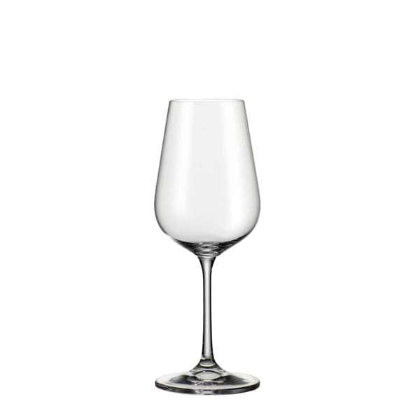BOHEMIA GLASS Bohemia Crystal No.1 360ml Wine Glasses Set Of 6 (4730217234521)