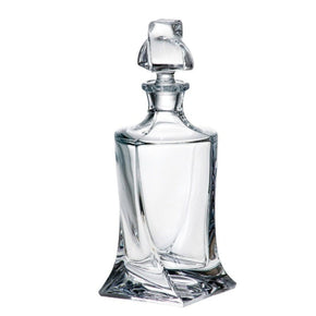 BOHEMIA GLASS Bohemia Crystal Quadro Carafe Decanter 650ml (7288699682905)