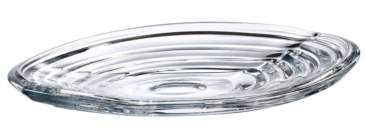 BOHEMIA GLASS Bohemia Crystal Wava Facet Plate 32CM (7282784731225)