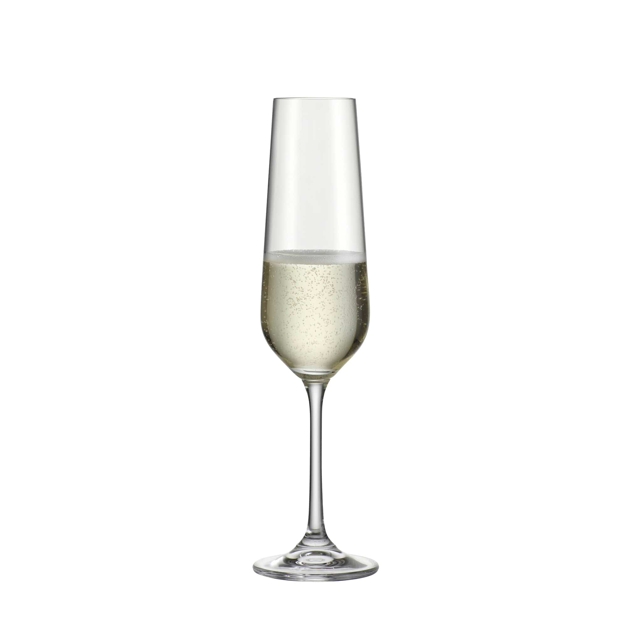 BOHEMIA GLASS Bohemia No.1 Crystal 220ml Champagne Glasses Set of 6 (4783413952601)