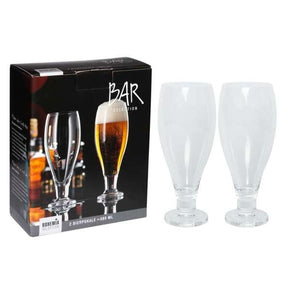 Bohemia Royal Crystal GLASS Bohemia Bar Retro Beer Glasses 380ml Set Of 2 (7405199982681)