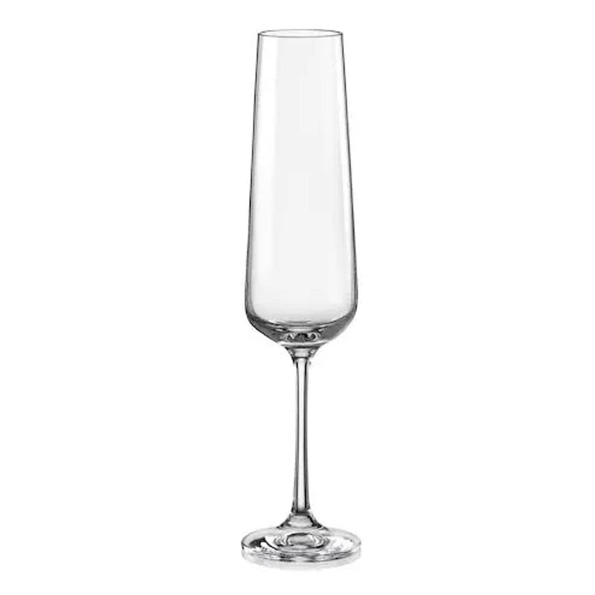 Bohemia Royal Crystal GLASS Bohemia Bar Retro Clear Shine Flute 200ml Set Of 2 (7405154074713)