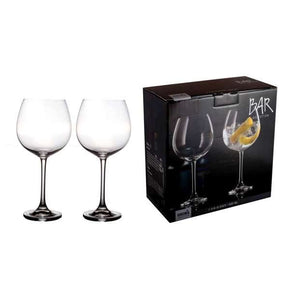 Bohemia Royal Crystal GLASS Bohemia Bar Retro Gin Glasses 680ml Set Of 2 (7405143457881)