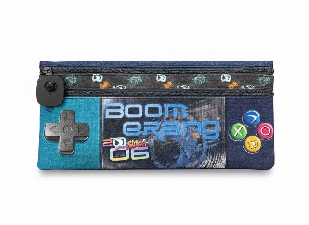 Boomerang Pencil Case Blue Boomerang Pencil Case S-054P