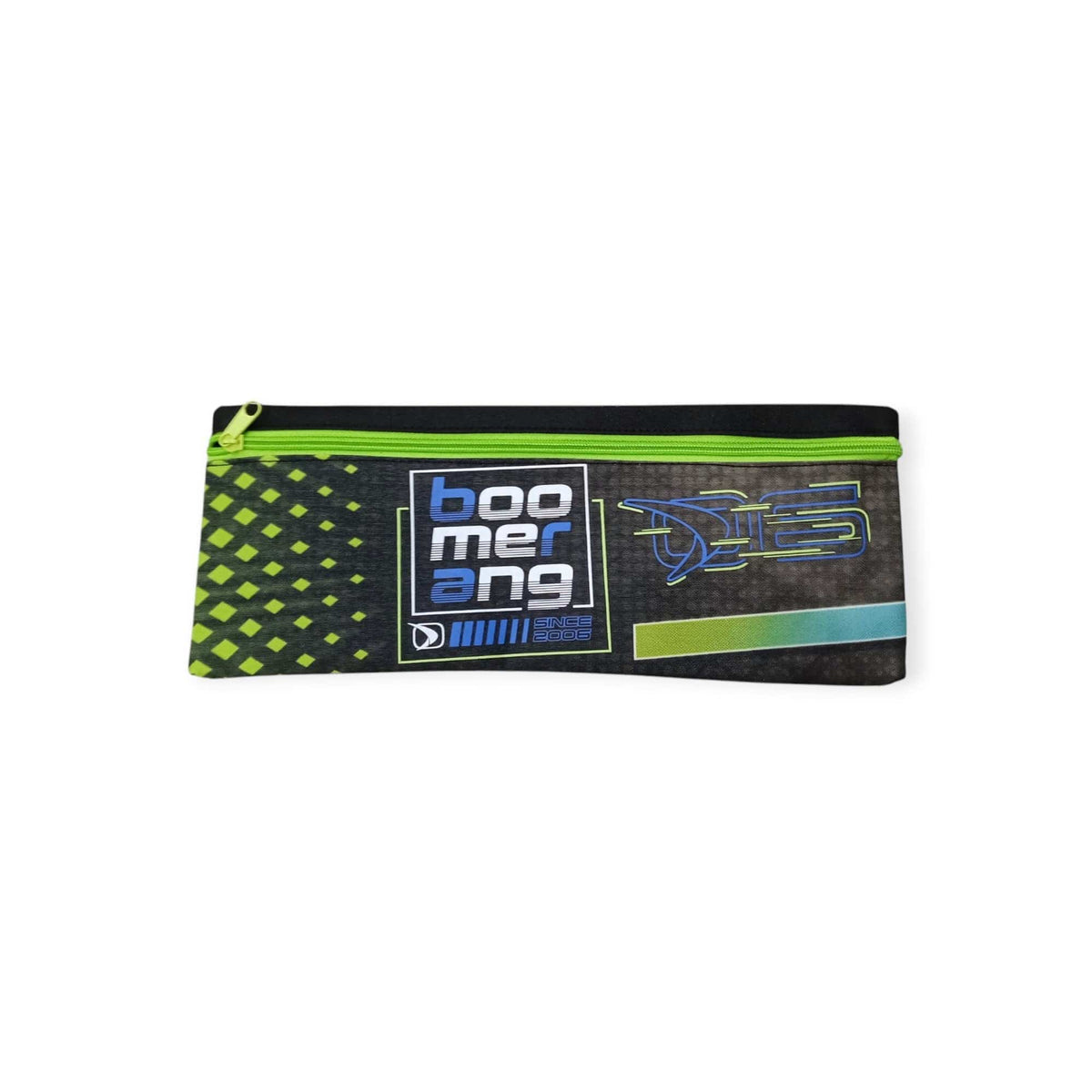 Boomerang Pencil Case Green Boomerang School Pencil Cases S-055 (7916086427737)