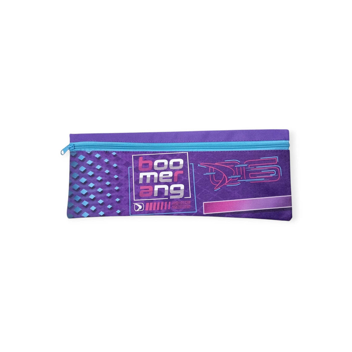 Boomerang Pencil Case Purple Boomerang School Pencil Cases S-055 (7916086427737)