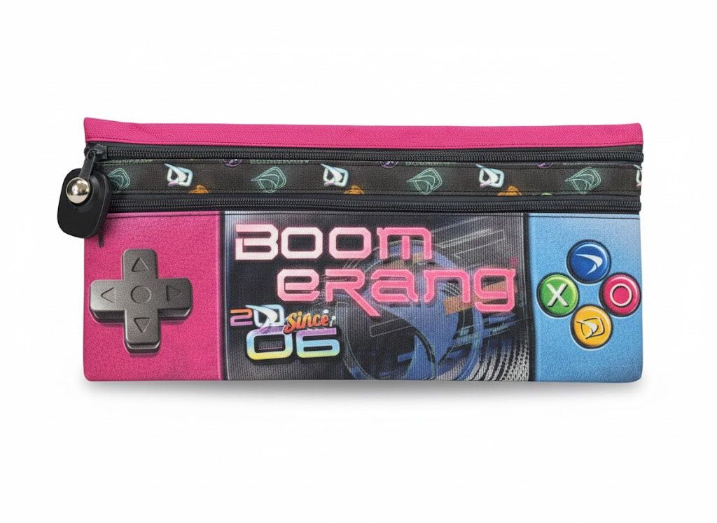 Boomerang Pencil Case Rose Pink Boomerang Pencil Case S-054P