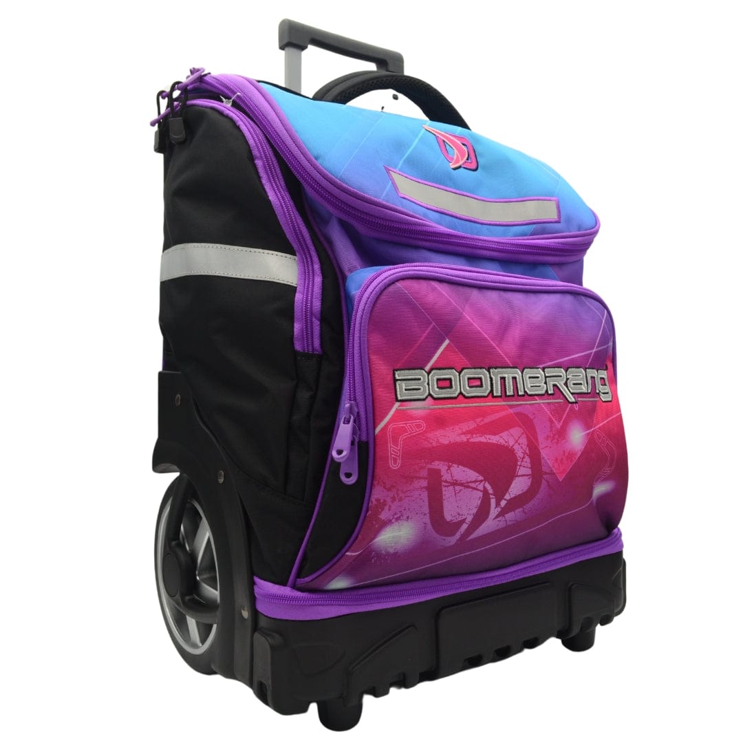 Boomerang School Bag Boomerang Hardbase Big Wheel Trolley Bag Purple (7916050088025)