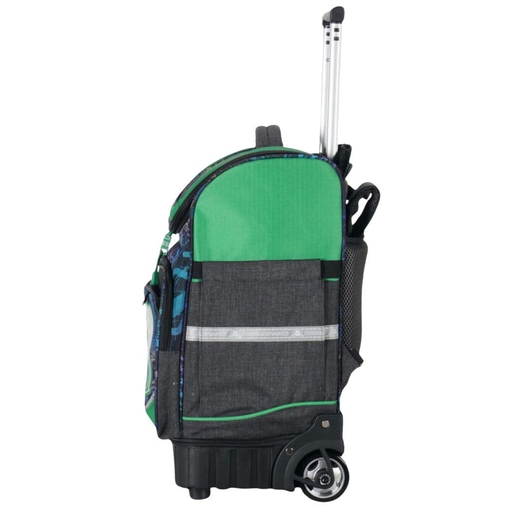 Boomerang School Bag Boomerang Hardbase Trolley Bag Green/Grey S-537-B4