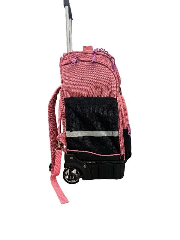 Boomerang School Bag Boomerang Hardbase Trolley School Bag  Pink/Black S-540-12