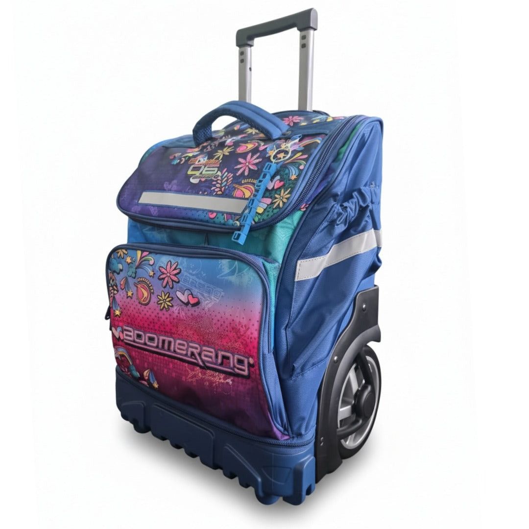 Boomerang School Bag Boomerang Hardbody Big -Wheel Trolley School Bag S-545-91