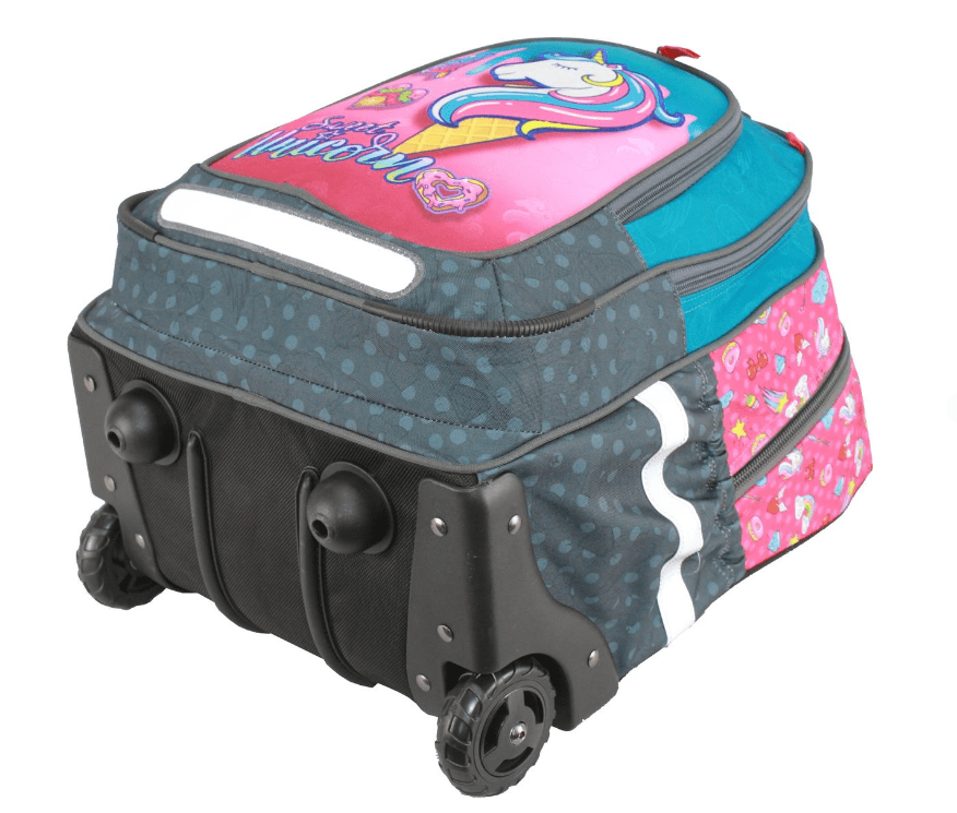 Boomerang School Bag Boomerang XBAG Large Unicorn Trolley Back Pack S-521 UNI