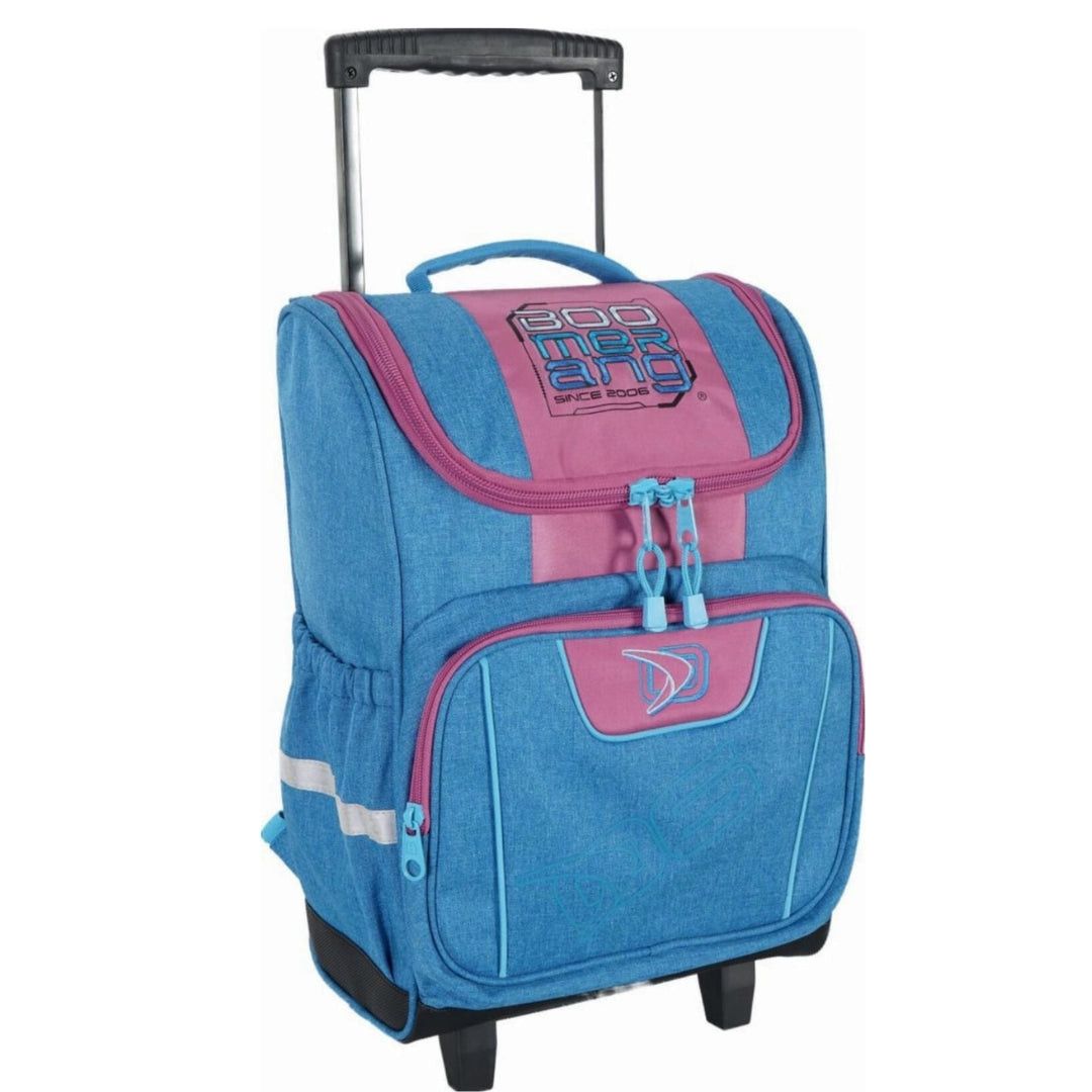 Boomerang School Bag Royal Blue Boomerang Large Trolley School Bag S-542