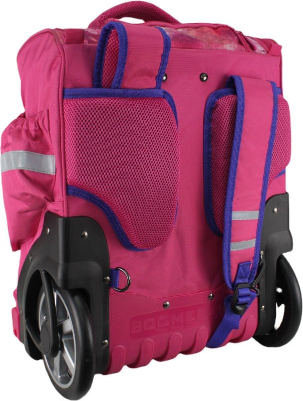 Boomerang Trolley Backpack Boomerang Big Wheel XBag Hard Body Polyester XXL Trolley Bag S-545-G2 Pink