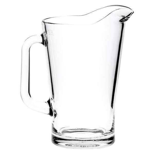 BORGONOVO CRYSTAL GLASS Borgonovo Conic Glass Pitcher, 1.8 Litre 13137019