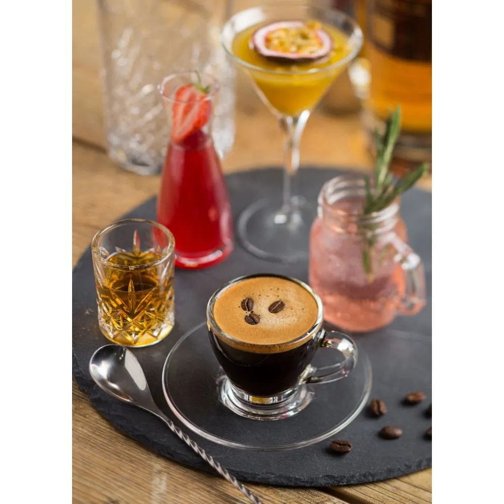BORGONOVO CRYSTAL GLASS Borgonovo Ischia Cappuccino Set 2+2 (7532514181209)
