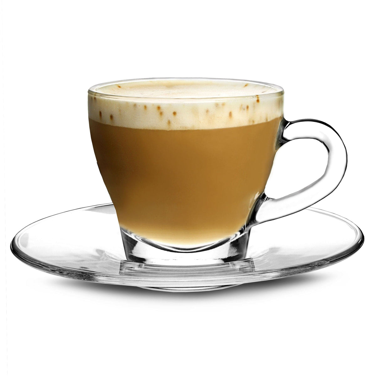 BORGONOVO CRYSTAL GLASS Borgonovo Ischia Cappuccino Set 2+2 (7532514181209)