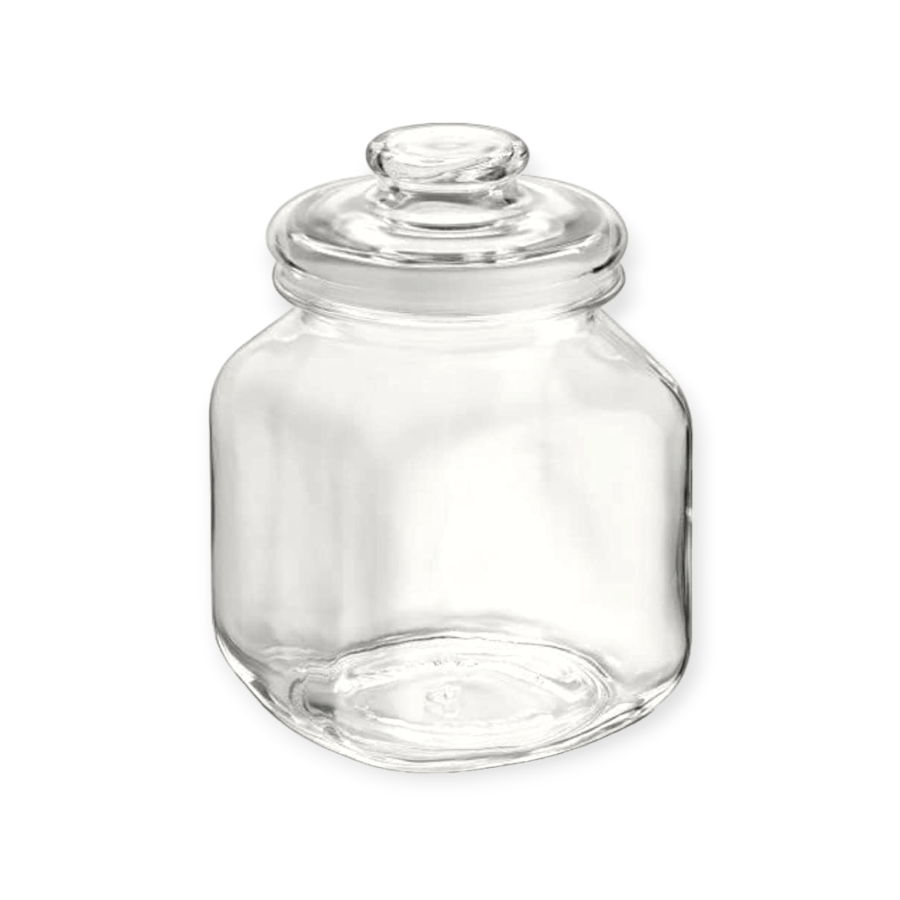 BORGONOVO CRYSTAL GLASS Borgonovo Jar Country 2000ml With Glass Lid 17212550 (7755285364825)