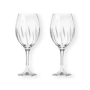 BORGONOVO CRYSTAL GLASS Borgonovo Mistral Wine Aerating Stem 700ml Set of 2 (7287723425881)