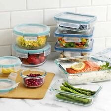 BORGONOVO CRYSTAL GLASS Borgonovo Superblock Igloo Square Food Storage Containers