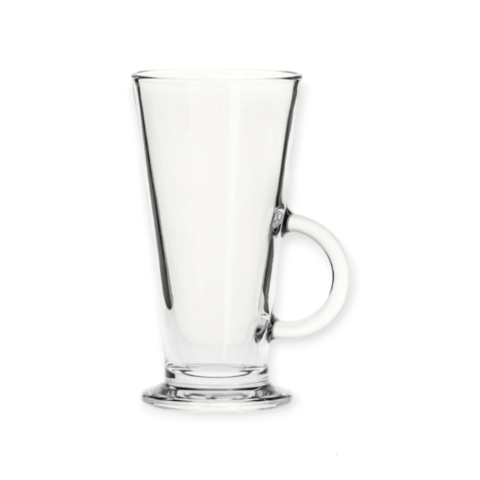 BORGONOVO CRYSTAL GLASS Borgonovo Tazza Conic Glass Mugs, Set Of 2 (7532512706649)