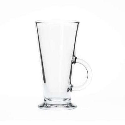 BORGONOVO Glass Mugs Borgonovo Tazza Conic Glass Mugs Set Of 2