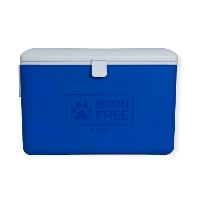 Born Free Cooler Box Born Free 45 Liter Blue Cooler Box 6660S