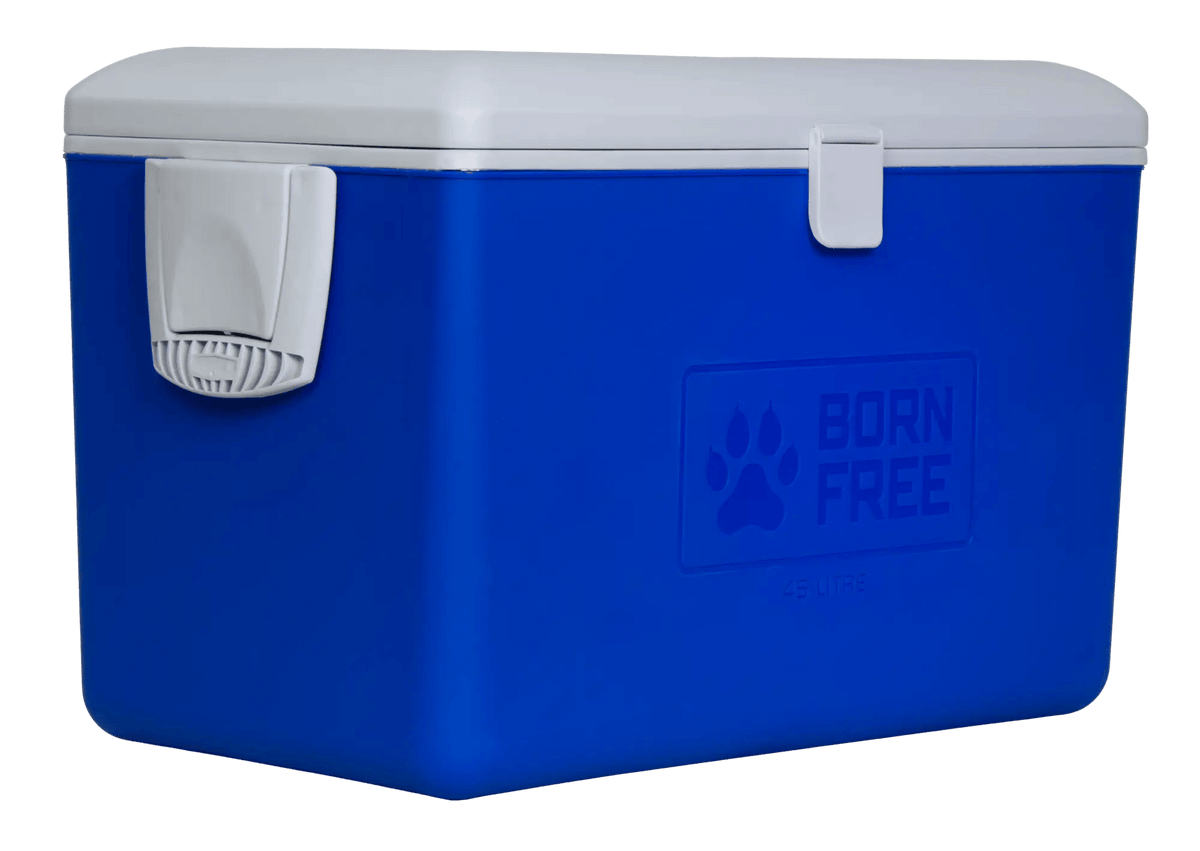 Born Free Cooler Box Born Free 45 Liter Blue Cooler Box 6660S