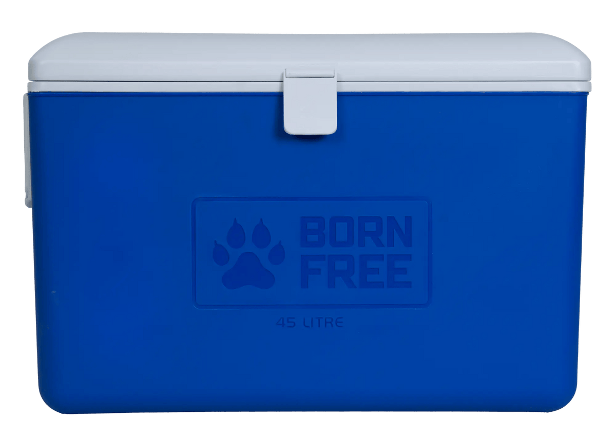 Born Free Cooler Box Born Free 45 Liter Blue Cooler Box 6660S