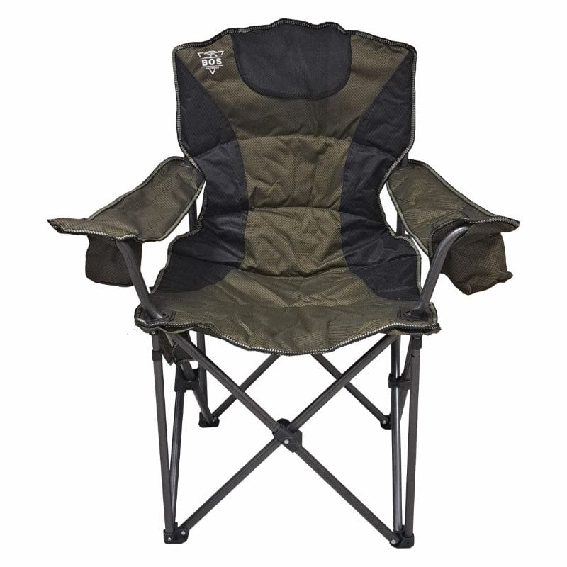 Bos Camping chair BOS Luxury Camping Chair Brown / Black 150kg Max