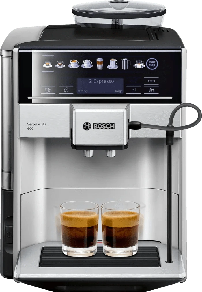 Bosch COFFEE MACHINE Bosch Fully Automatic Coffee Machine Vero Barista 600 Silver TIS65621RW