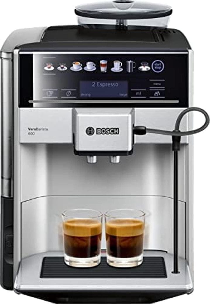 Bosch COFFEE MACHINE Bosch Fully Automatic Coffee Machine Vero Barista 600 Silver TIS65621RW