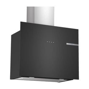 Bosch cooker hood Bosch  60cm Black Glass Wall Mounted Extractor DWF65AJ60T (7294806786137)