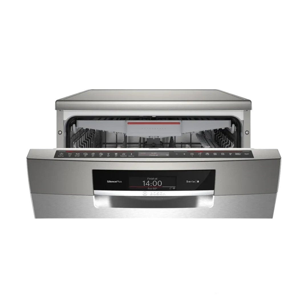 Bosch Dishwasher Bosch 14 Place Silver Inox  Freestanding Dishwasher-SMS8ECI02Z