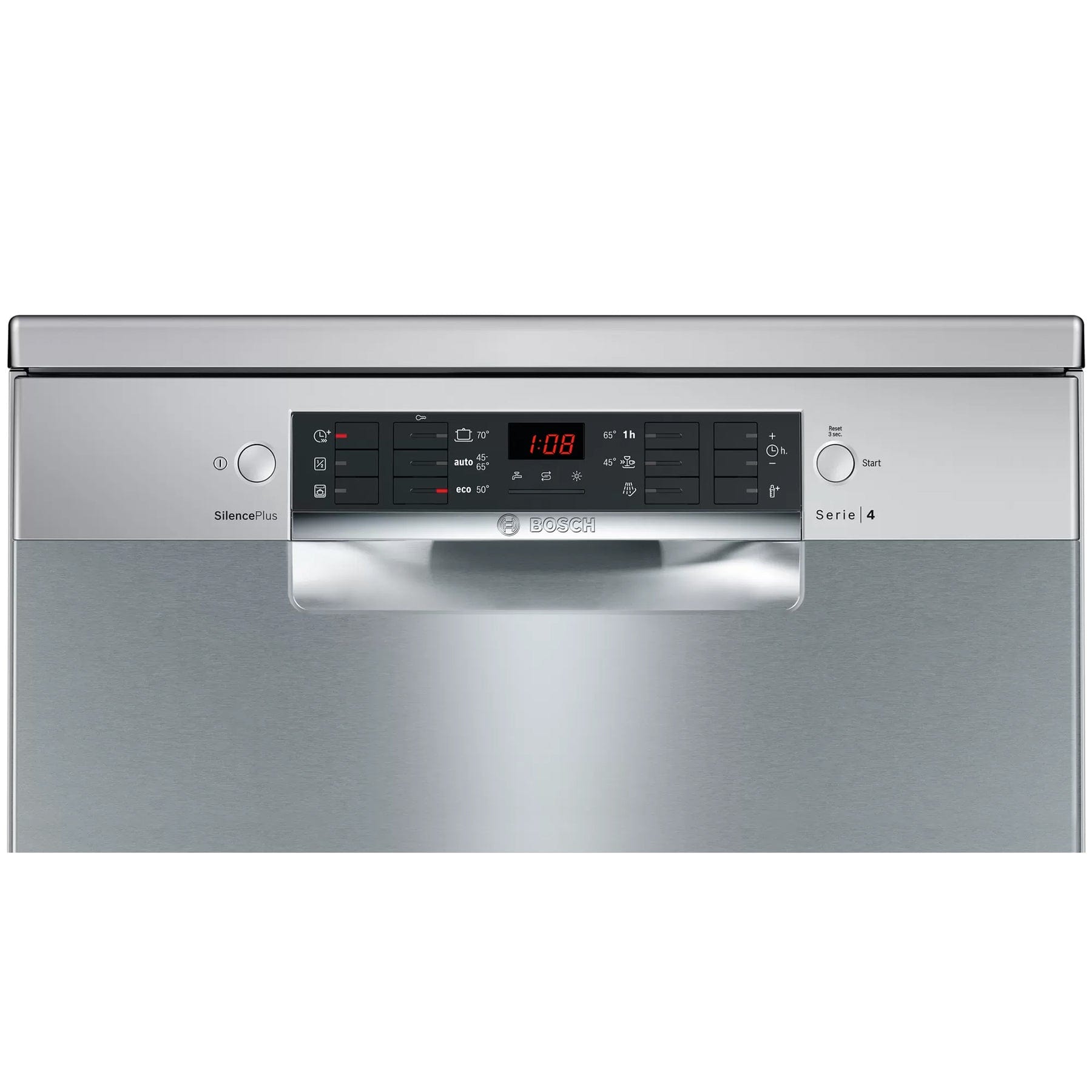 BOSCH Dishwasher Bosch 60cm 13 Place Silver Series 4 Dishwasher SMS45NI00Z (7877025431641)