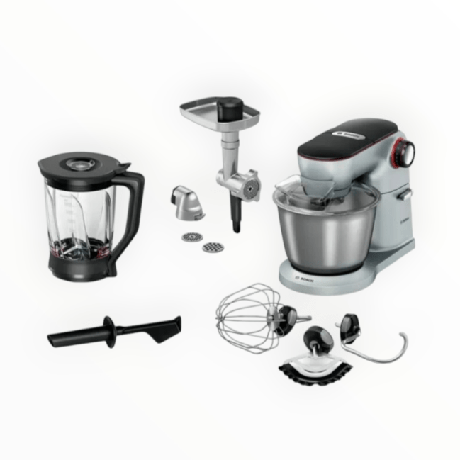 Bosch Food Mixer Bosch Series 8 Kitchen Machine OptiMUM 1600 W Silver, Black MUM9B34S27