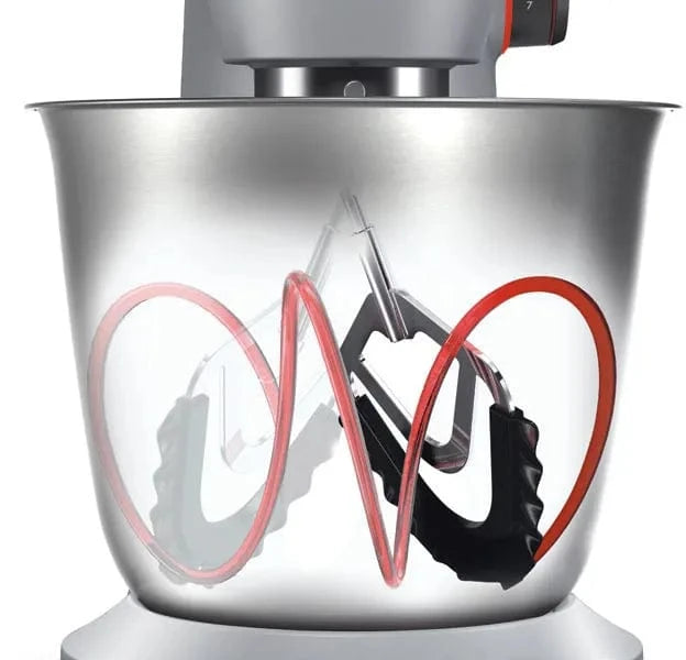 Bosch Food Mixer Bosch Series 8 Kitchen Machine OptiMUM 1600 W Silver, Black MUM9B34S27