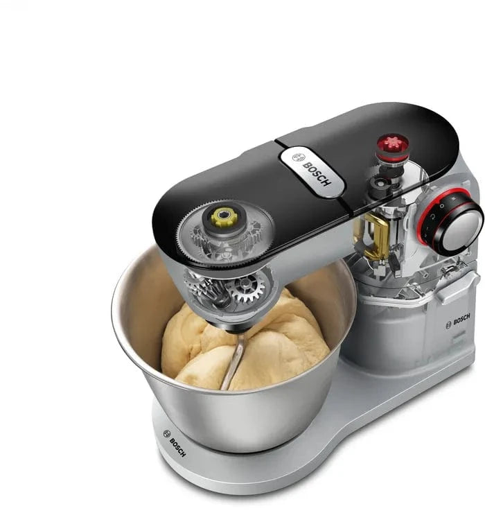 Bosch Food Mixer Bosch Series 8 Kitchen Machine OptiMUM 1600 W Silver, Black MUM9B34S27
