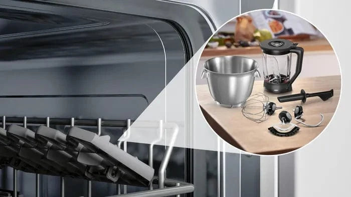 Bosch Food Mixer Bosch Series 8 Kitchen Machine OptiMUM 1600 W Silver, Black MUM9B34S27