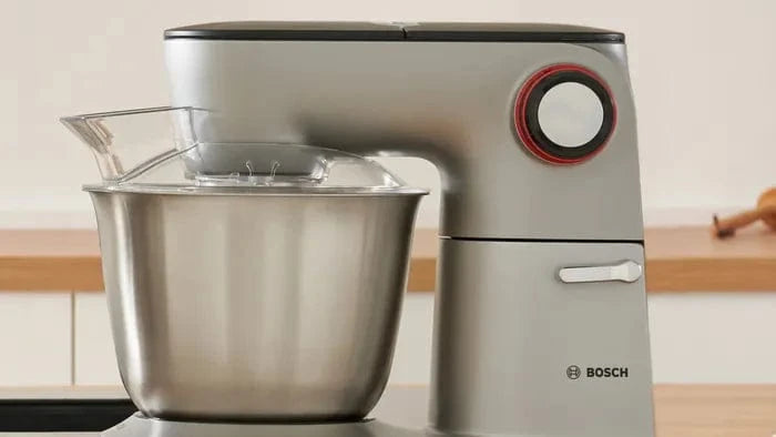 Bosch Food Mixer Bosch Series 8 Kitchen Machine OptiMUM 1600 W Silver, Black MUM9B34S27
