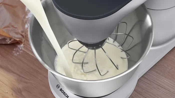 Bosch Food Mixer Bosch Series 8 Kitchen Machine OptiMUM 1600 W Silver, Black MUM9B34S27