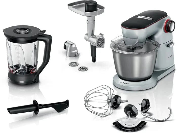 Bosch Food Mixer Bosch Series 8 Kitchen Machine OptiMUM 1600 W Silver, Black MUM9B34S27